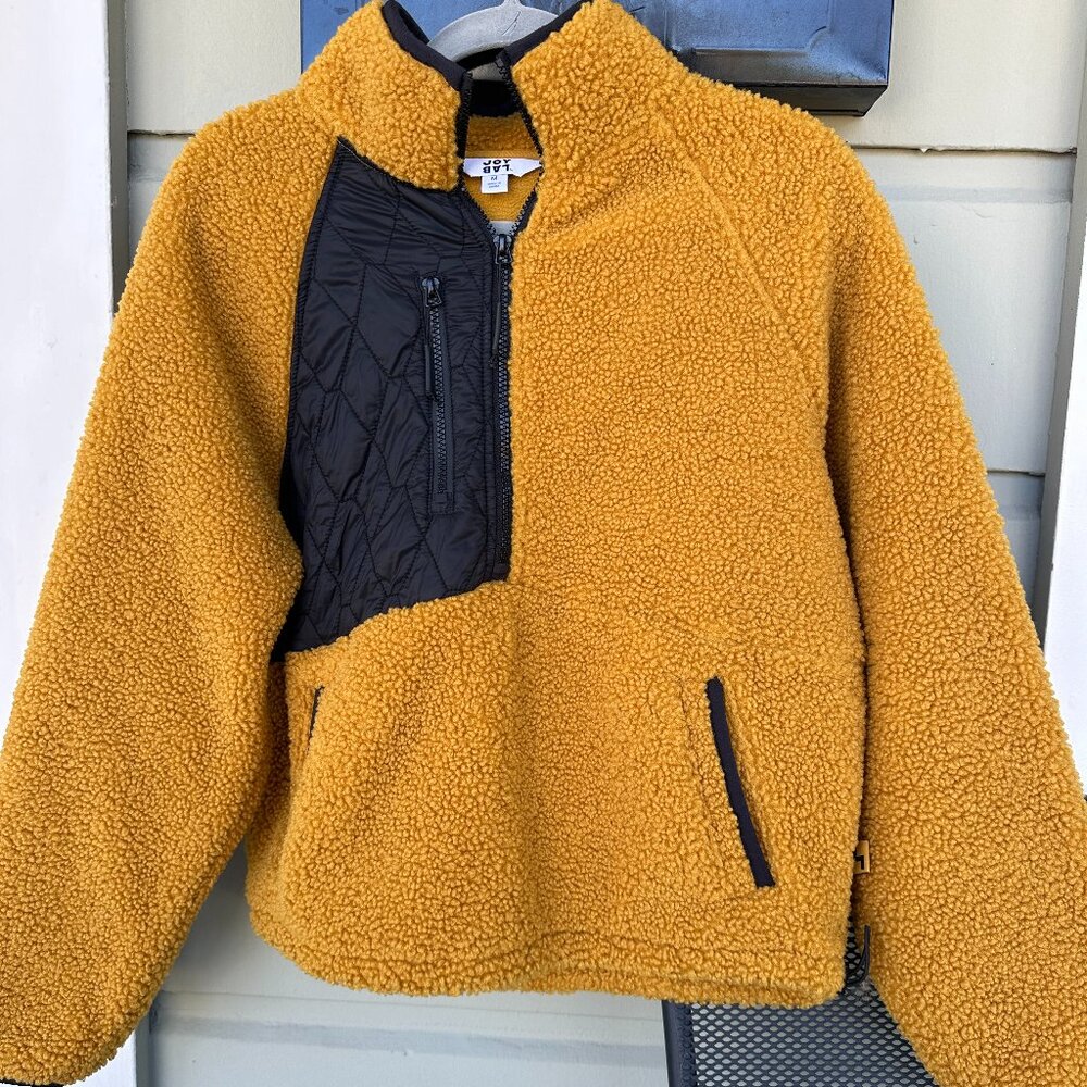 JoyLab Half Zip Sherpa Pullover Jacket